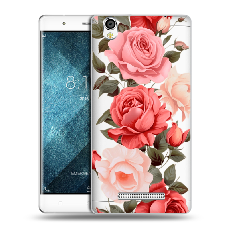 Пластиковый чехол на Blackview A8 с принтом Розы Пластиковый чехол на Blackview A8 с принтом Розы