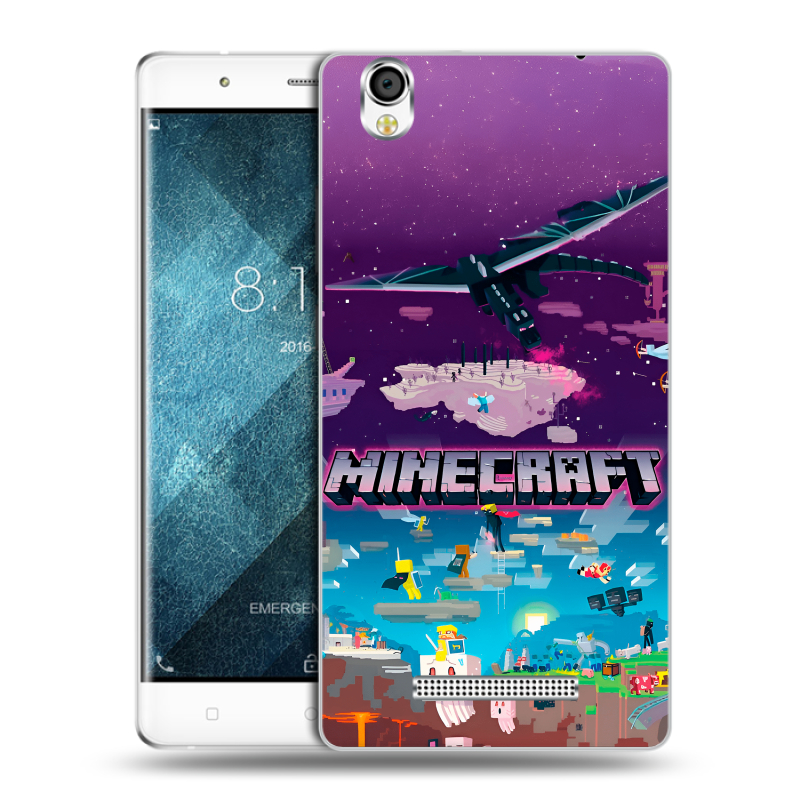 Пластиковый чехол на Blackview A8 с принтом Майнкрафт Minecraft Пластиковый чехол на Blackview A8 с принтом Майнкрафт Minecraft