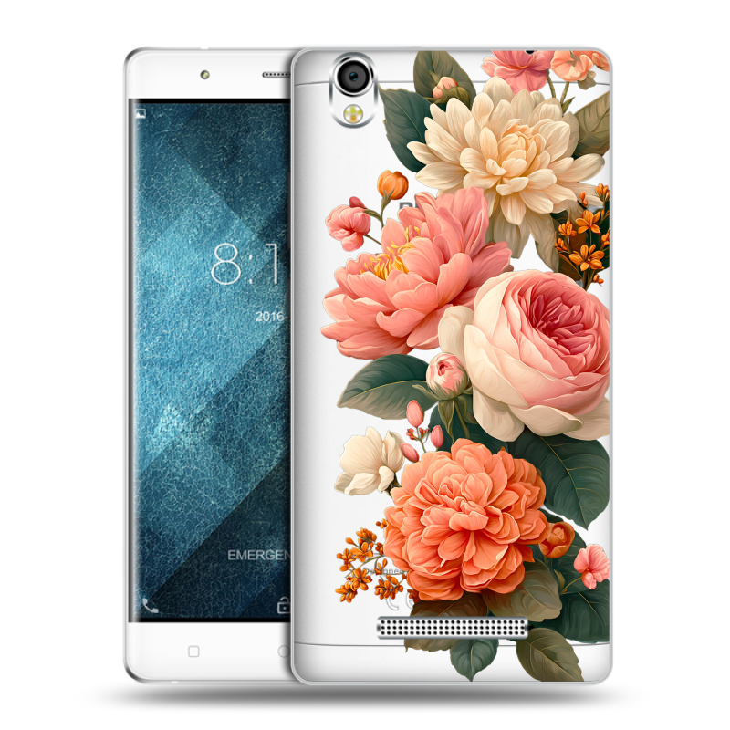Пластиковый чехол на Blackview A8 с принтом цветы Пластиковый чехол на Blackview A8 с принтом цветы