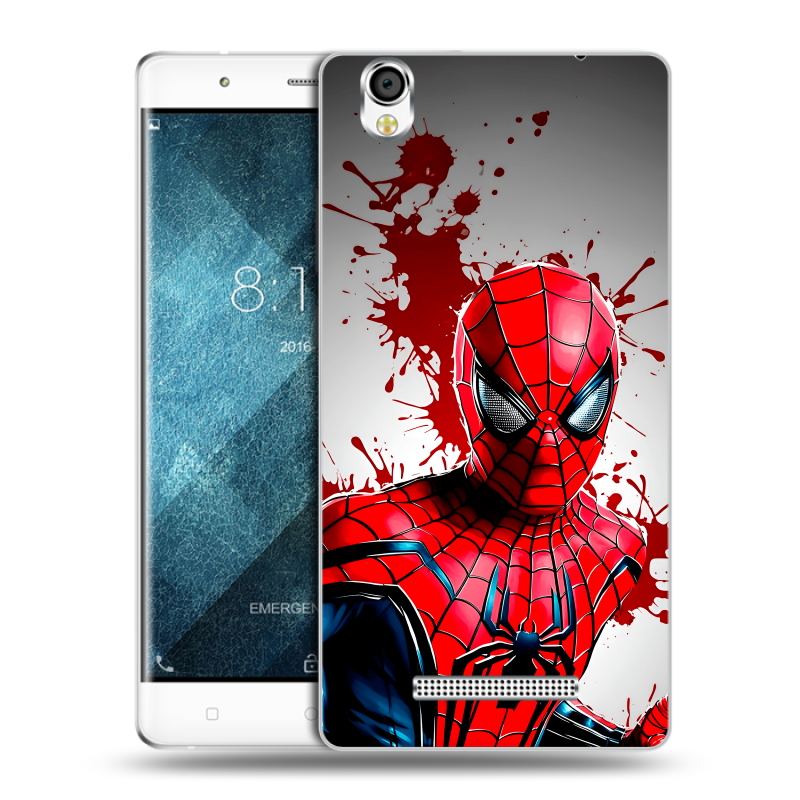 Пластиковый чехол на Blackview A8 с принтом Spiderman Человек паук Пластиковый чехол на Blackview A8 с принтом Spiderman Человек паук