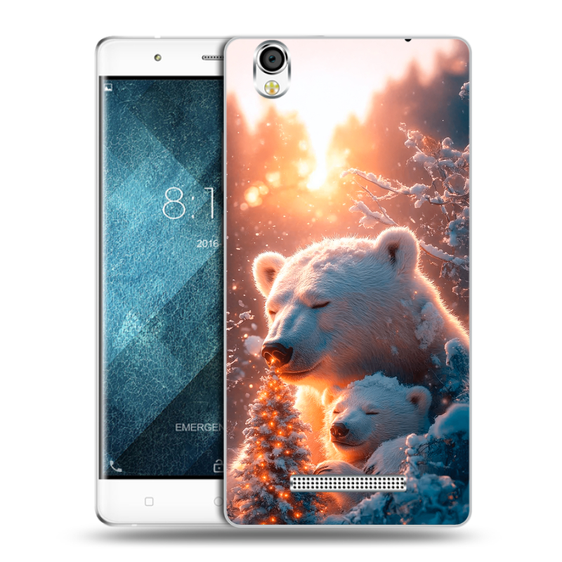 Пластиковый чехол на Blackview A8 с принтом Новый год Пластиковый чехол на Blackview A8 с принтом Новый год