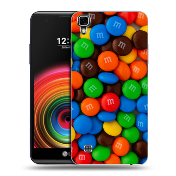 Силиконовый чехол на LG X Power с принтом Конфеты Силиконовый чехол на LG X Power с принтом Конфеты