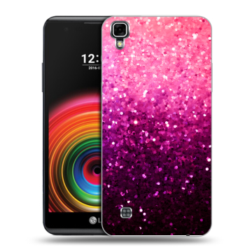 Силиконовый чехол на LG X Power с принтом Блестки Силиконовый чехол на LG X Power с принтом Блестки