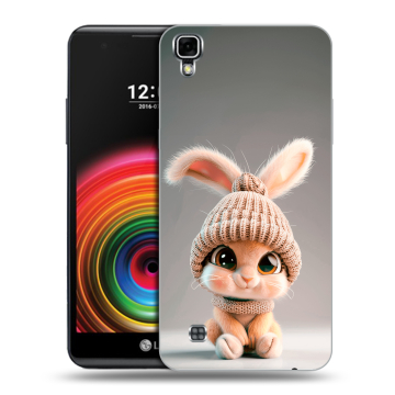 Силиконовый чехол на LG X Power с принтом Кролик Силиконовый чехол на LG X Power с принтом Кролик