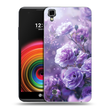 Силиконовый чехол на LG X Power с принтом Розы цветы Силиконовый чехол на LG X Power с принтом Розы цветы