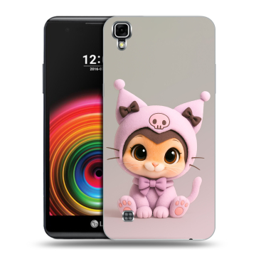Силиконовый чехол на LG X Power с принтом Куроми Kuromi 