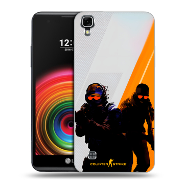 Силиконовый чехол на LG X Power с принтом Контер страйк Counter strike Силиконовый чехол на LG X Power с принтом Контер страйк Counter strike