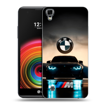 Силиконовый чехол на LG X Power с принтом БМВ BMW Силиконовый чехол на LG X Power с принтом БМВ BMW