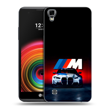 Силиконовый чехол на LG X Power с принтом БМВ BMW Силиконовый чехол на LG X Power с принтом БМВ BMW