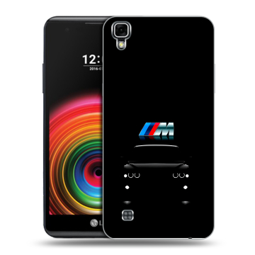 Силиконовый чехол на LG X Power с принтом БМВ BMW Силиконовый чехол на LG X Power с принтом БМВ BMW