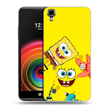 Силиконовый чехол на LG X Power с принтом Спанч боб Спанчбоб Силиконовый чехол на LG X Power с принтом Спанч боб Спанчбоб