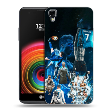 Силиконовый чехол на LG X Power с принтом Реал Роналдо Силиконовый чехол на LG X Power с принтом Реал Роналдо