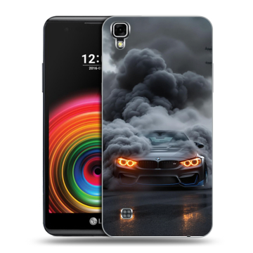 Силиконовый чехол на LG X Power с принтом BMW БМВ Силиконовый чехол на LG X Power с принтом BMW БМВ