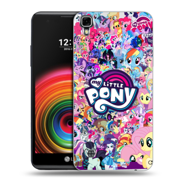 Силиконовый чехол на LG X Power с принтом My little pony Дружба чудо