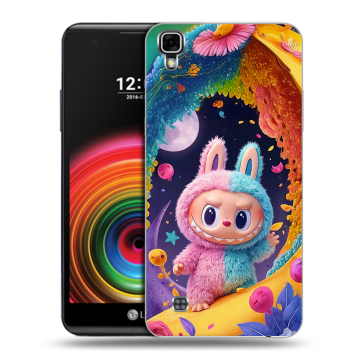 Силиконовый чехол на LG X Power с принтом Labubu Лабубу Силиконовый чехол на LG X Power с принтом Labubu Лабубу