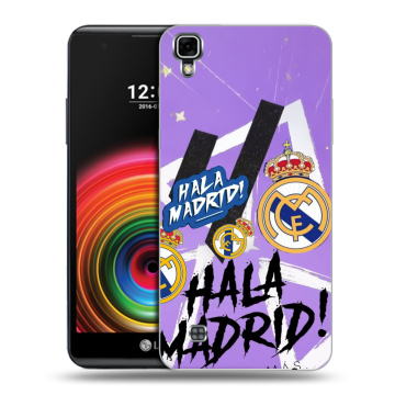 Силиконовый чехол на LG X Power с принтом Real Madrid Реал Мадрид
