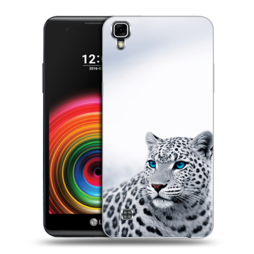 Силиконовый чехол на LG X Power с принтом женский
