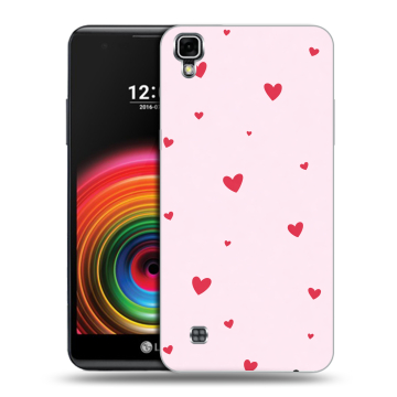 Силиконовый чехол на LG X Power с принтом для девочек