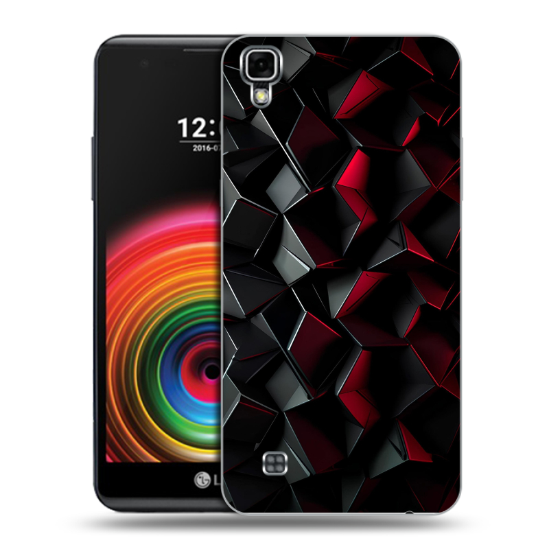 Силиконовый чехол на LG X Power с принтом Абстракция Силиконовый чехол на LG X Power с принтом Абстракция