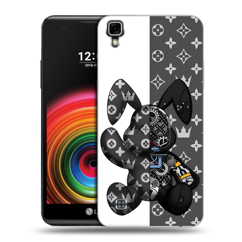 Силиконовый чехол на LG X Power с принтом Луи робот Силиконовый чехол на LG X Power с принтом Луи робот