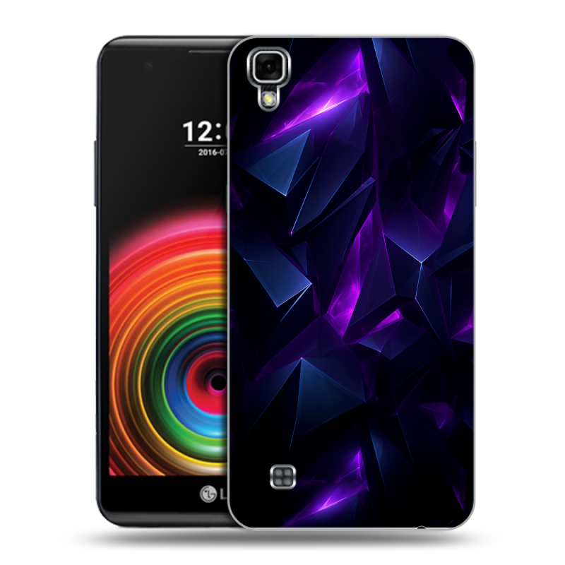 Силиконовый чехол на LG X Power с принтом Абстракиция Силиконовый чехол на LG X Power с принтом Абстракиция