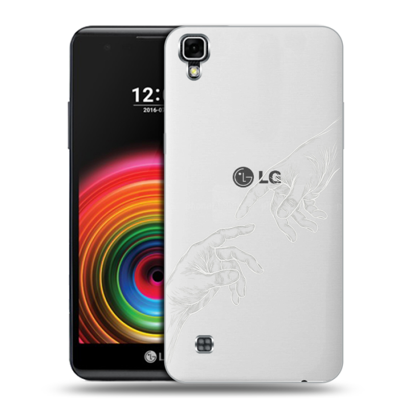 Силиконовый чехол на LG X Power с принтом Сотворение мира Силиконовый чехол на LG X Power с принтом Сотворение мира