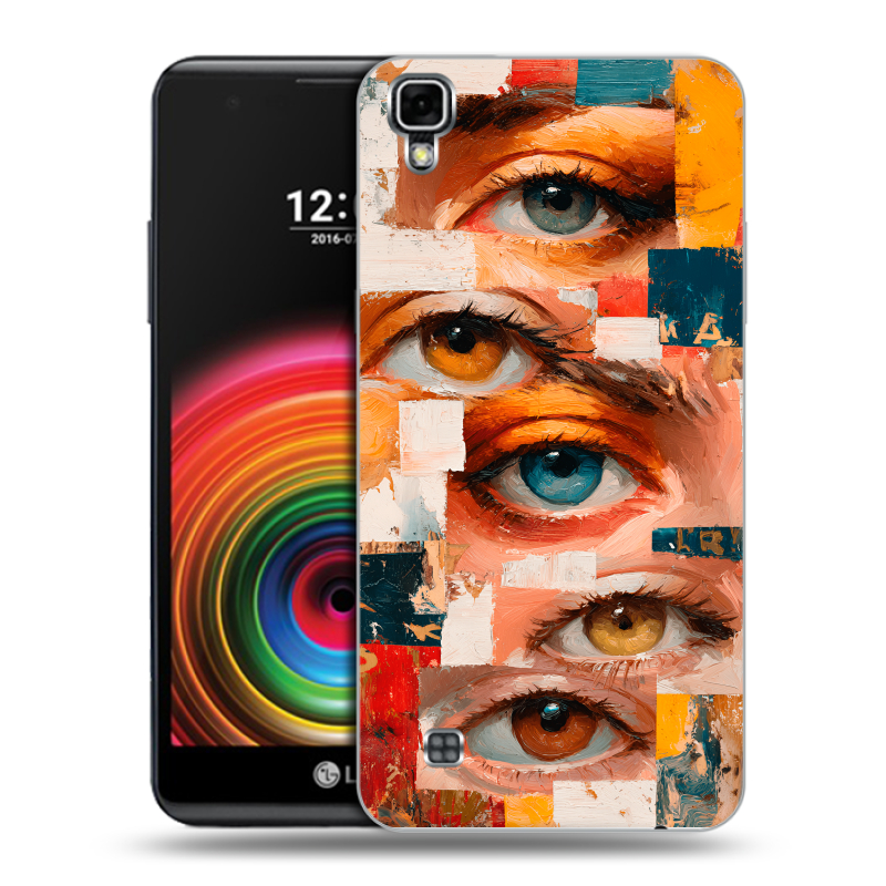 Силиконовый чехол на LG X Power с принтом Модный принт Силиконовый чехол на LG X Power с принтом Модный принт