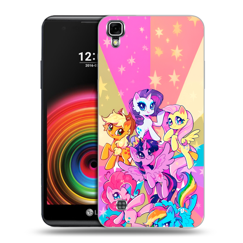Силиконовый чехол на LG X Power с принтом My little pony Дружба чудо Силиконовый чехол на LG X Power с принтом My little pony Дружба чудо