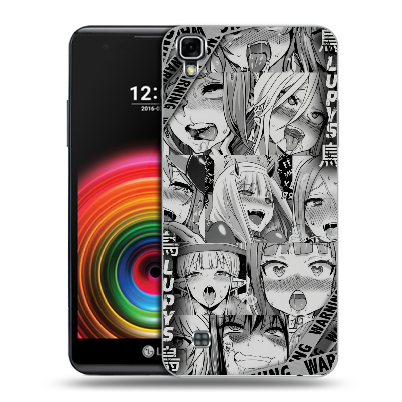 Силиконовый чехол на LG X Power с принтом Ahegao Ахегао Аниме Силиконовый чехол на LG X Power с принтом Ahegao Ахегао Аниме
