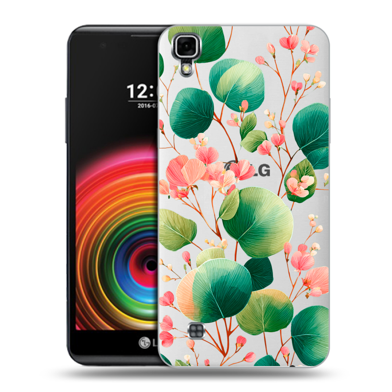 Силиконовый чехол на LG X Power с принтом женский Силиконовый чехол на LG X Power с принтом женский