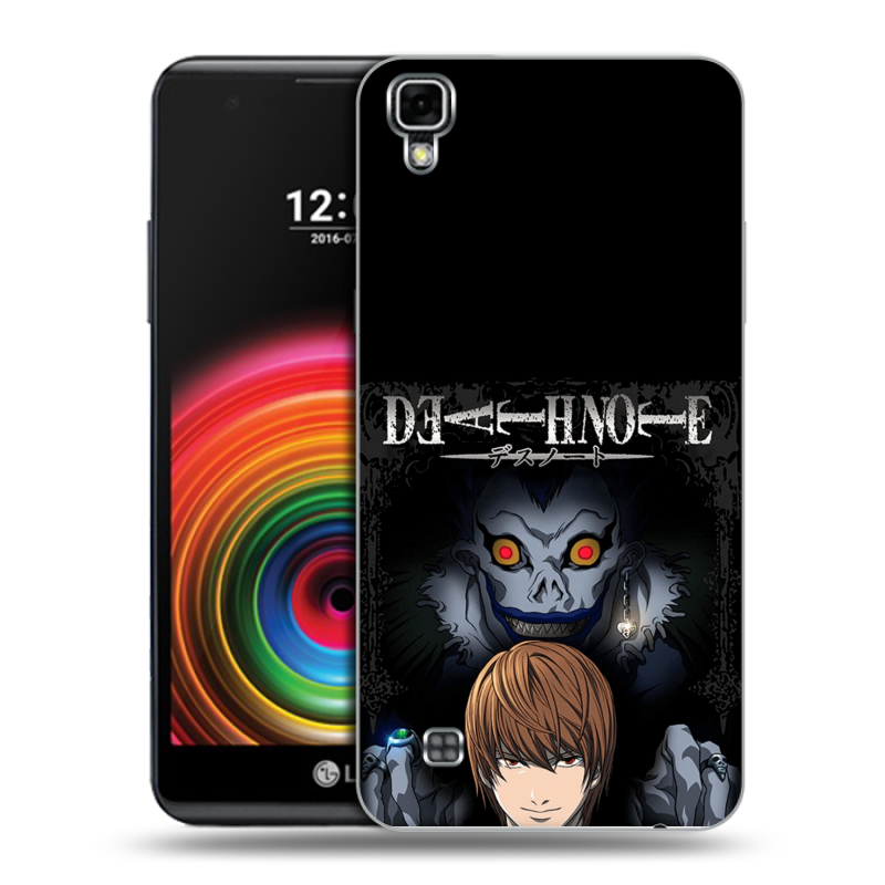 Силиконовый чехол на LG X Power с принтом Death note Тетрадь смерти Силиконовый чехол на LG X Power с принтом Death note Тетрадь смерти