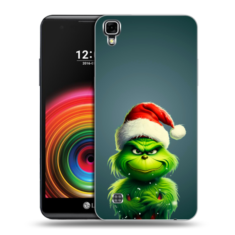 Силиконовый чехол на LG X Power с принтом Новый год Силиконовый чехол на LG X Power с принтом Новый год