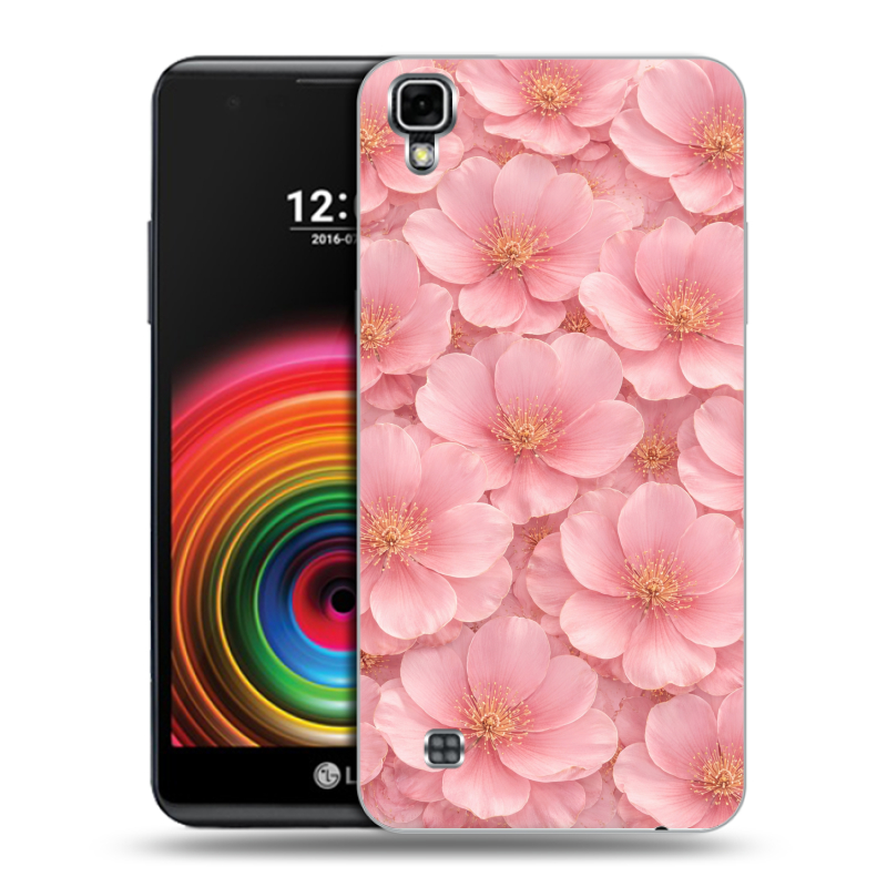 Силиконовый чехол на LG X Power с принтом женский Силиконовый чехол на LG X Power с принтом женский