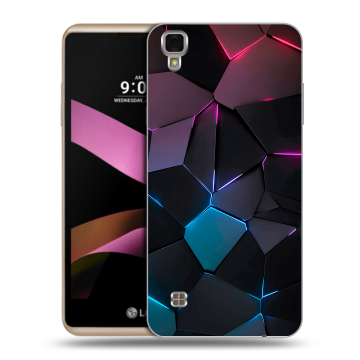 Пластиковый чехол на LG X Style с принтом Геометрия неона Пластиковый чехол на LG X Style с принтом Геометрия неона
