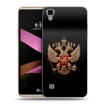 Пластиковый чехол на LG X Style с принтом Герб России Пластиковый чехол на LG X Style с принтом Герб России