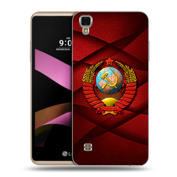Пластиковый чехол на LG X Style с принтом Герб СССР Пластиковый чехол на LG X Style с принтом Герб СССР