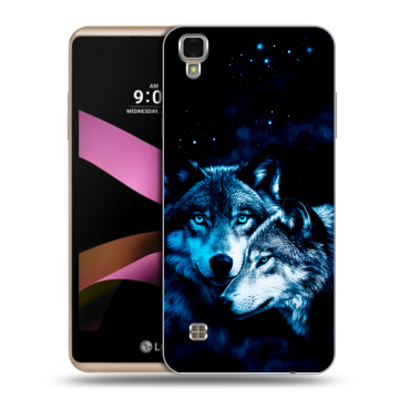 Пластиковый чехол на LG X Style с принтом Волки Пластиковый чехол на LG X Style с принтом Волки