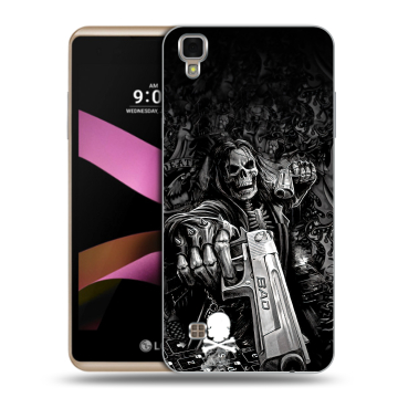 Пластиковый чехол на LG X Style с принтом Скелет Пластиковый чехол на LG X Style с принтом Скелет