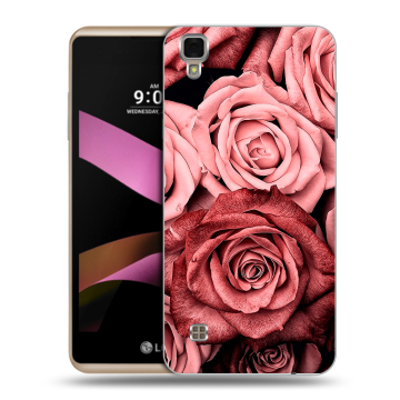 Пластиковый чехол на LG X Style с принтом Цветы розы Пластиковый чехол на LG X Style с принтом Цветы розы