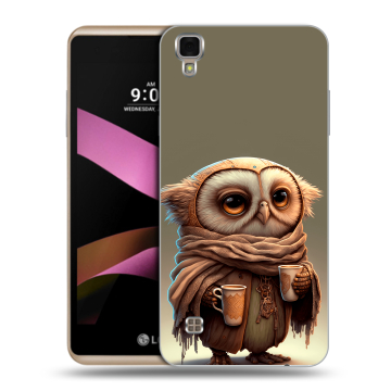 Пластиковый чехол на LG X Style с принтом Сова Пластиковый чехол на LG X Style с принтом Сова