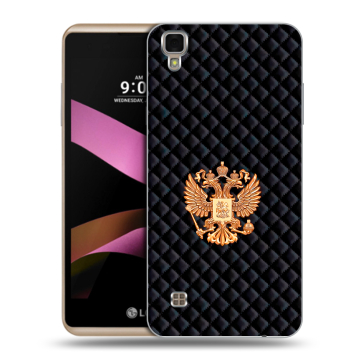 Пластиковый чехол на LG X Style с принтом Герб России принт Пластиковый чехол на LG X Style с принтом Герб России принт