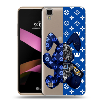 Пластиковый чехол на LG X Style с принтом Луи робот