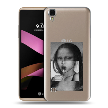 Пластиковый чехол на LG X Style с принтом Мона Лиза