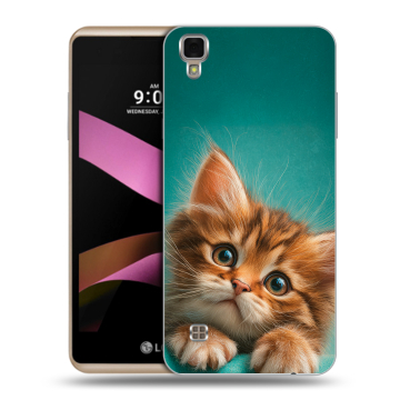 Пластиковый чехол на LG X Style с принтом котенок Пластиковый чехол на LG X Style с принтом котенок