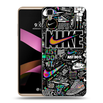 Пластиковый чехол на LG X Style с принтом Найк