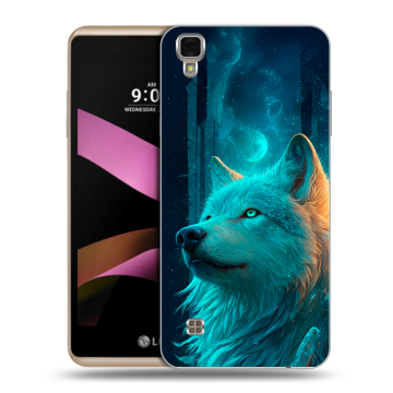 Пластиковый чехол на LG X Style с принтом бабочки саккура Пластиковый чехол на LG X Style с принтом бабочки саккура