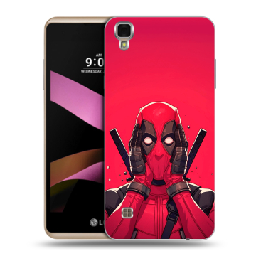 Пластиковый чехол на LG X Style с принтом Дедпул Deadpool Пластиковый чехол на LG X Style с принтом Дедпул Deadpool