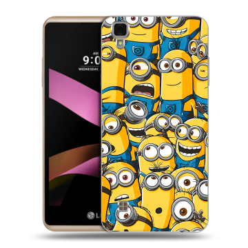 Пластиковый чехол на LG X Style с принтом Миньоны Пластиковый чехол на LG X Style с принтом Миньоны