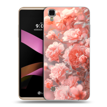 Пластиковый чехол на LG X Style с принтом Розы цветы Пластиковый чехол на LG X Style с принтом Розы цветы