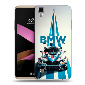 Пластиковый чехол на LG X Style с принтом БМВ BMW